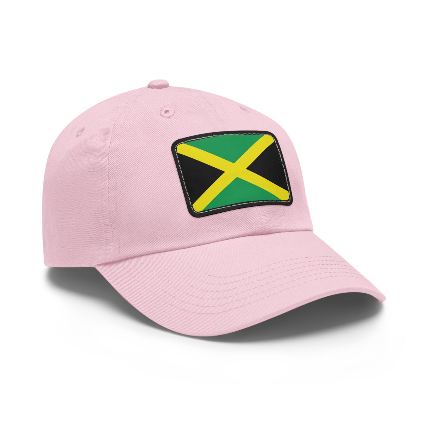 Flag Village Jamaica Flag Hat Cap with Leather Patch