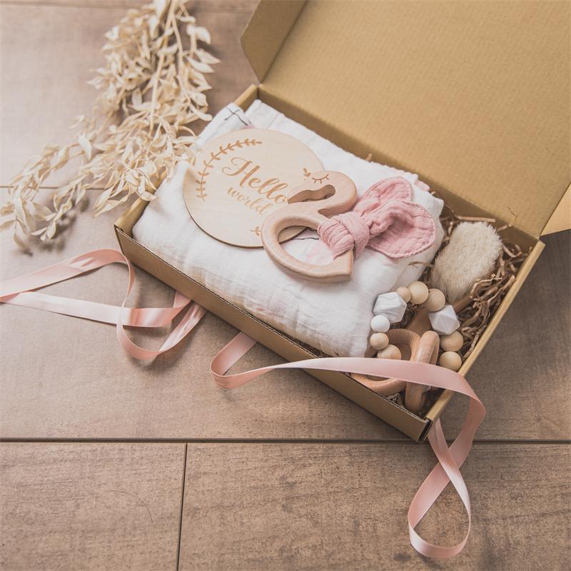 Flag Village Baby Gift Box Set Bath Towel Toys