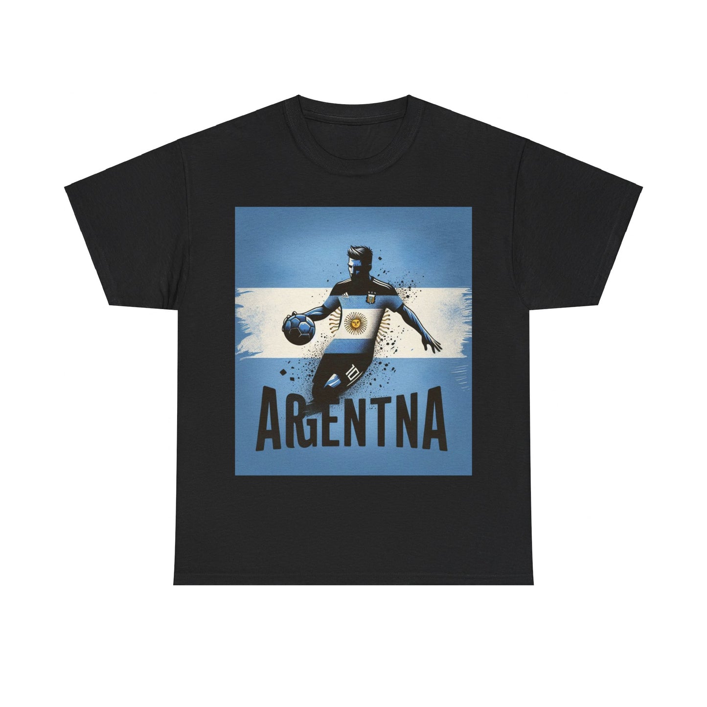 Flag Village Argentina Sporting Flag T-SHIRT Heavy Cotton Tee ARG0008