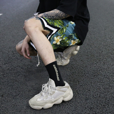 Flag Village Floral loose shorts beach shorts