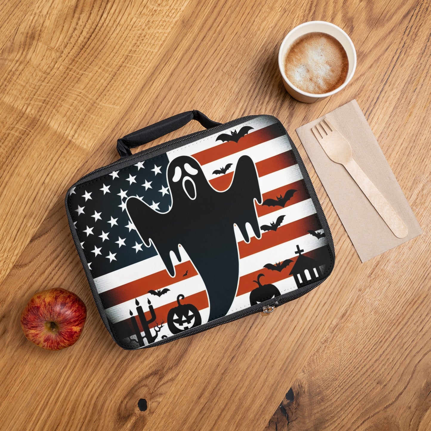 Flag Village Halloween Witch Lunch Bag HW0072