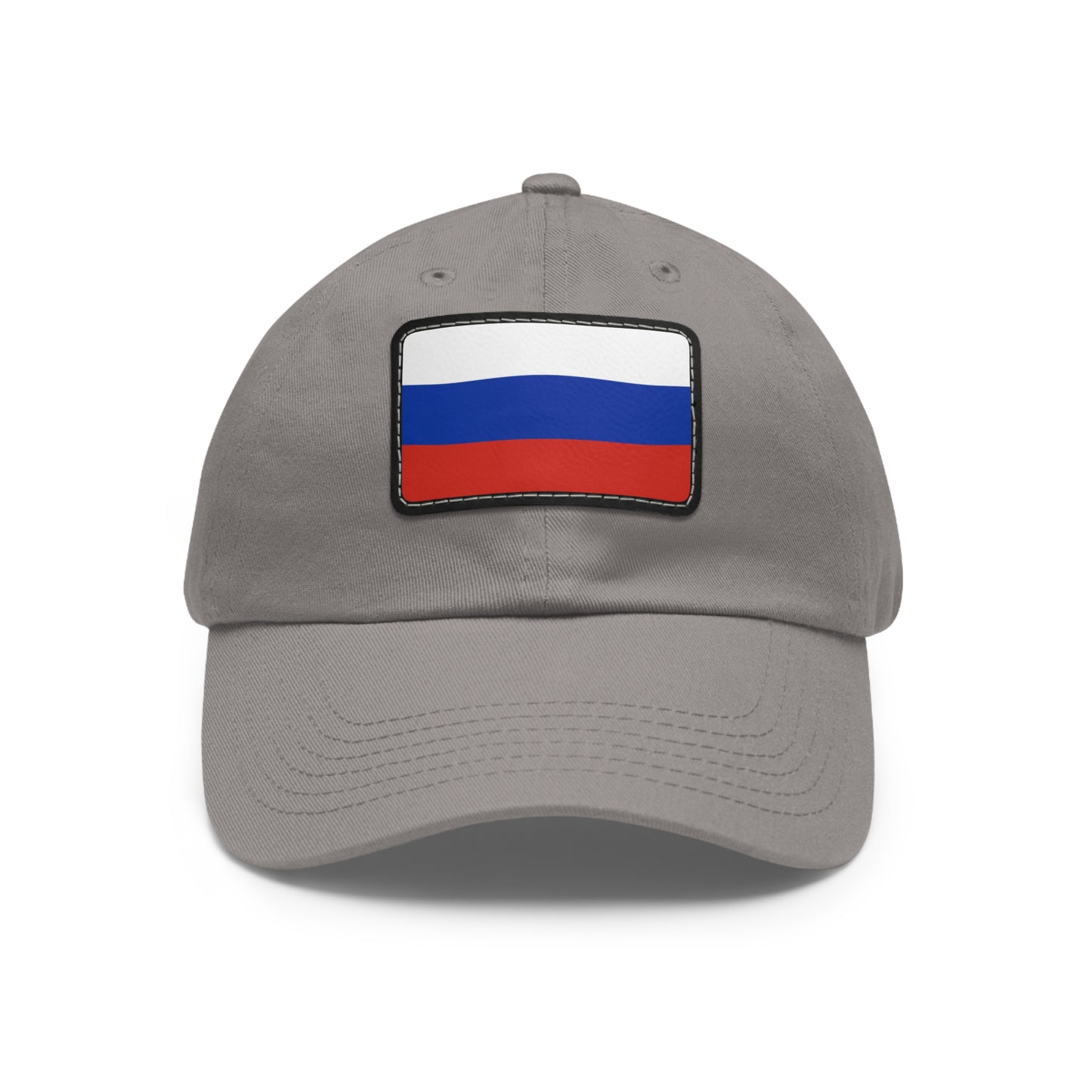 Flag Village Russia Flag Hat Cap with Leather Patch