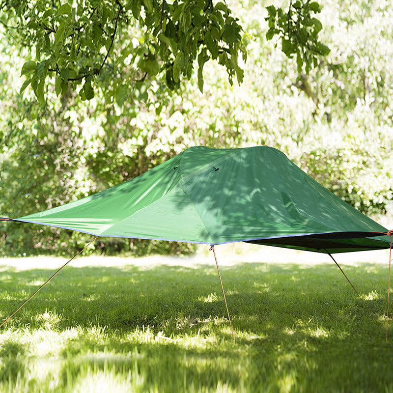 Flag Village Self-Driving Tour Camping Hammock Mosquito Net Suspended Tent Aluminum Pole Waterproof Ultralight Hanging Tree Tent
