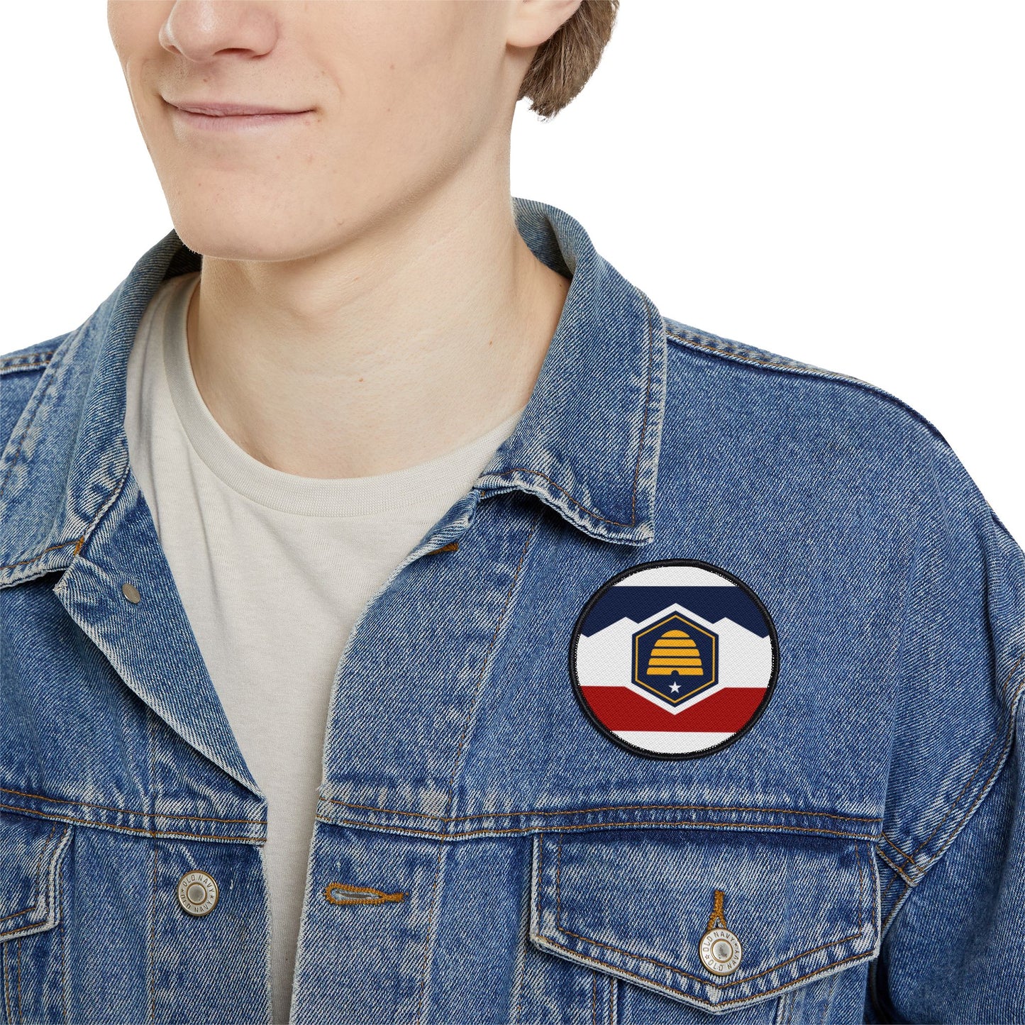 Flag Village Utah State Flag Embroidery Iron-On Patches