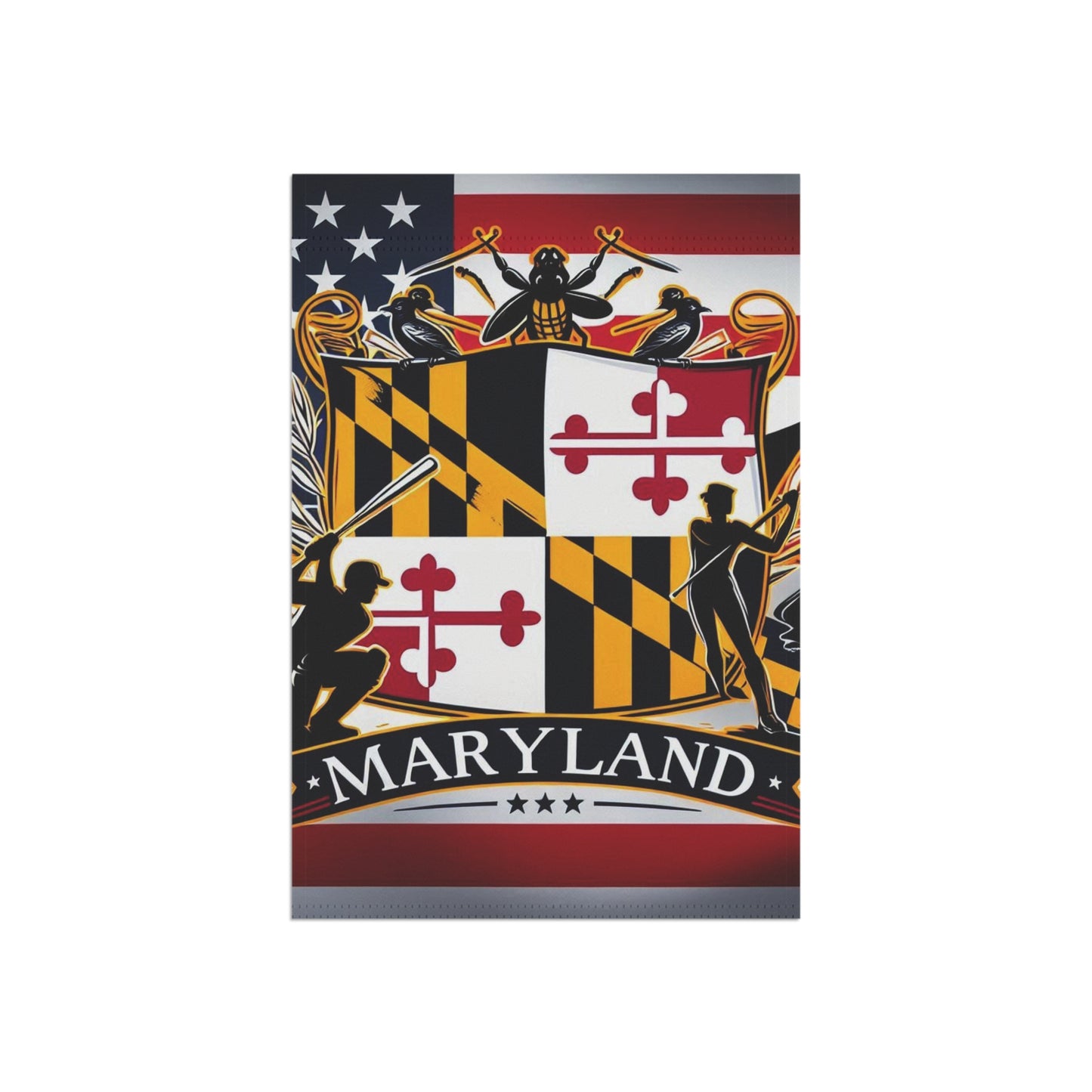 Flag Village Maryland State Flag Sporting Garden & House Banner MD0001