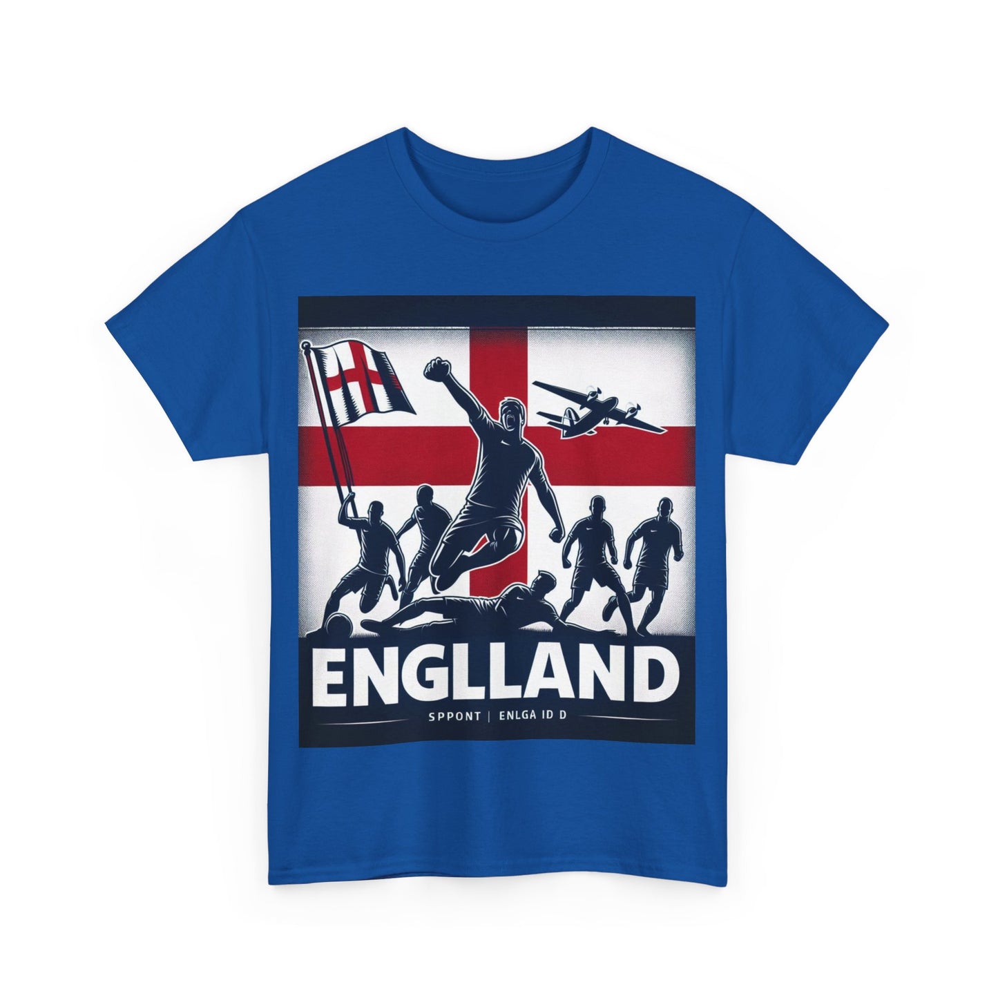 Flag Village England Sporting Flag T-SHIRT Heavy Cotton Tee GBR0007