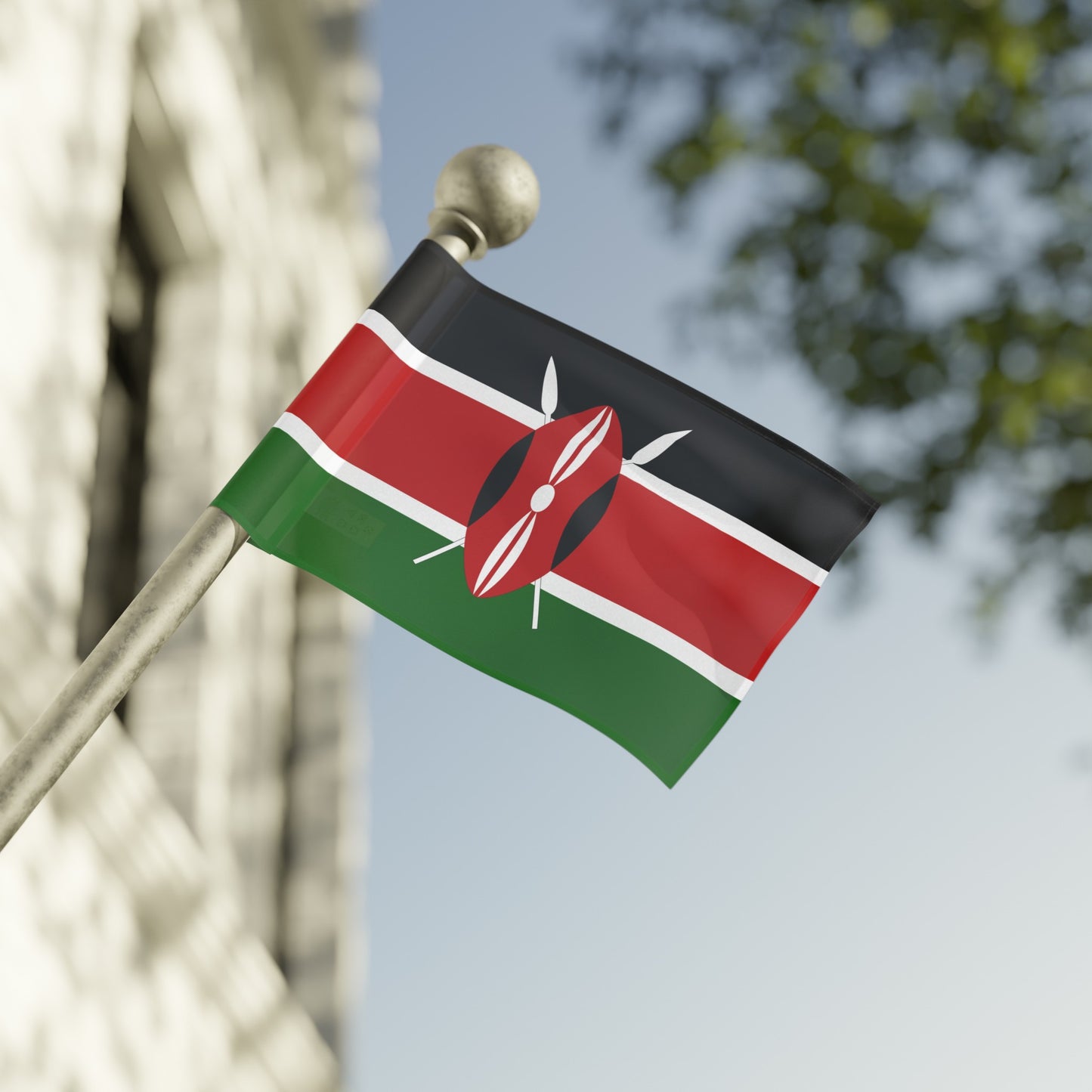 Flag Village Kenya Flag 18" x 12" / 36" x 24" / 60" x 36"