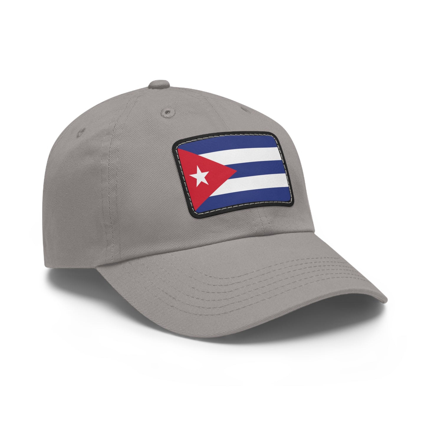 Flag Cuba Flag Hat Cap with Leather Patch