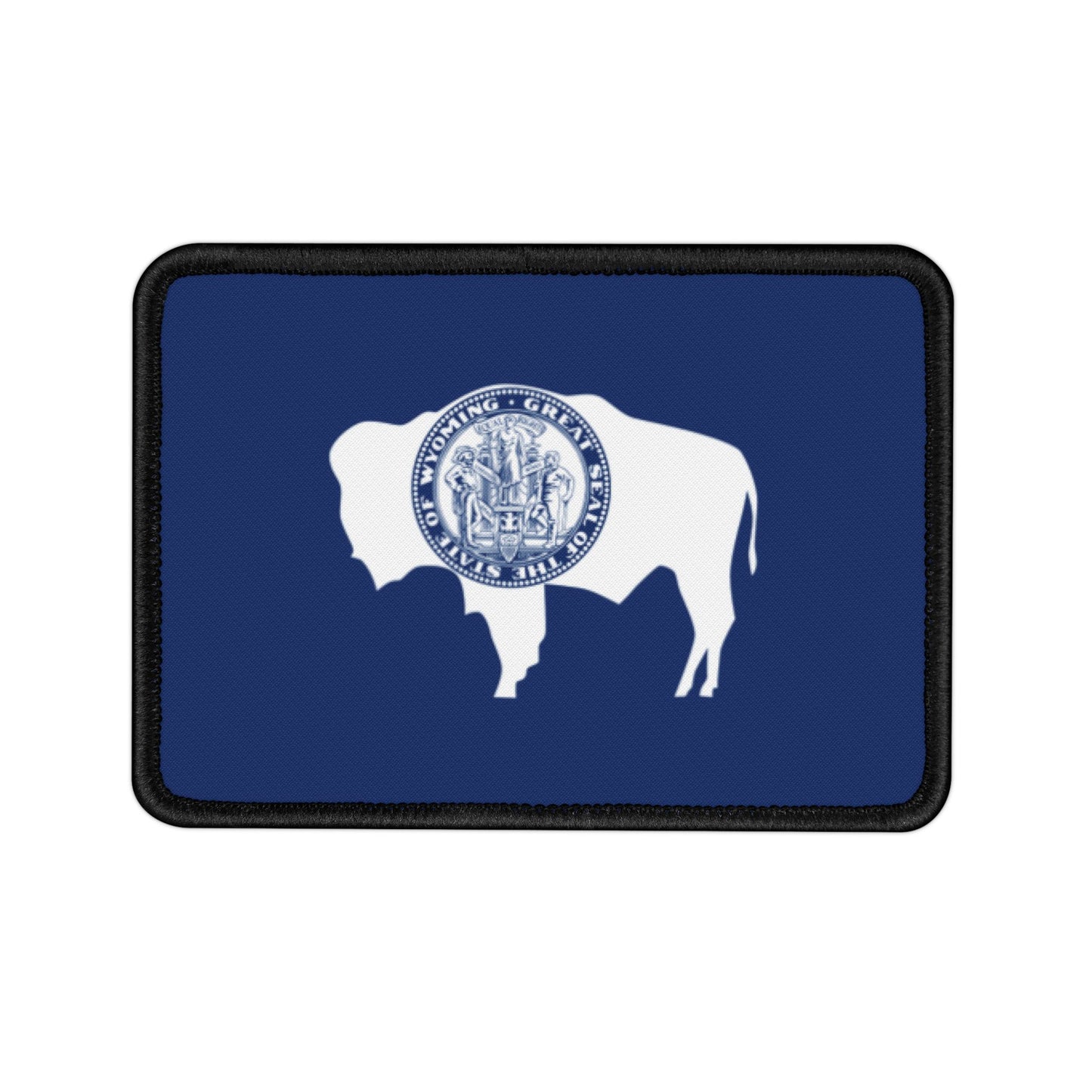 Flag Village Wyoming State Flag Embroidery Iron-On Patches