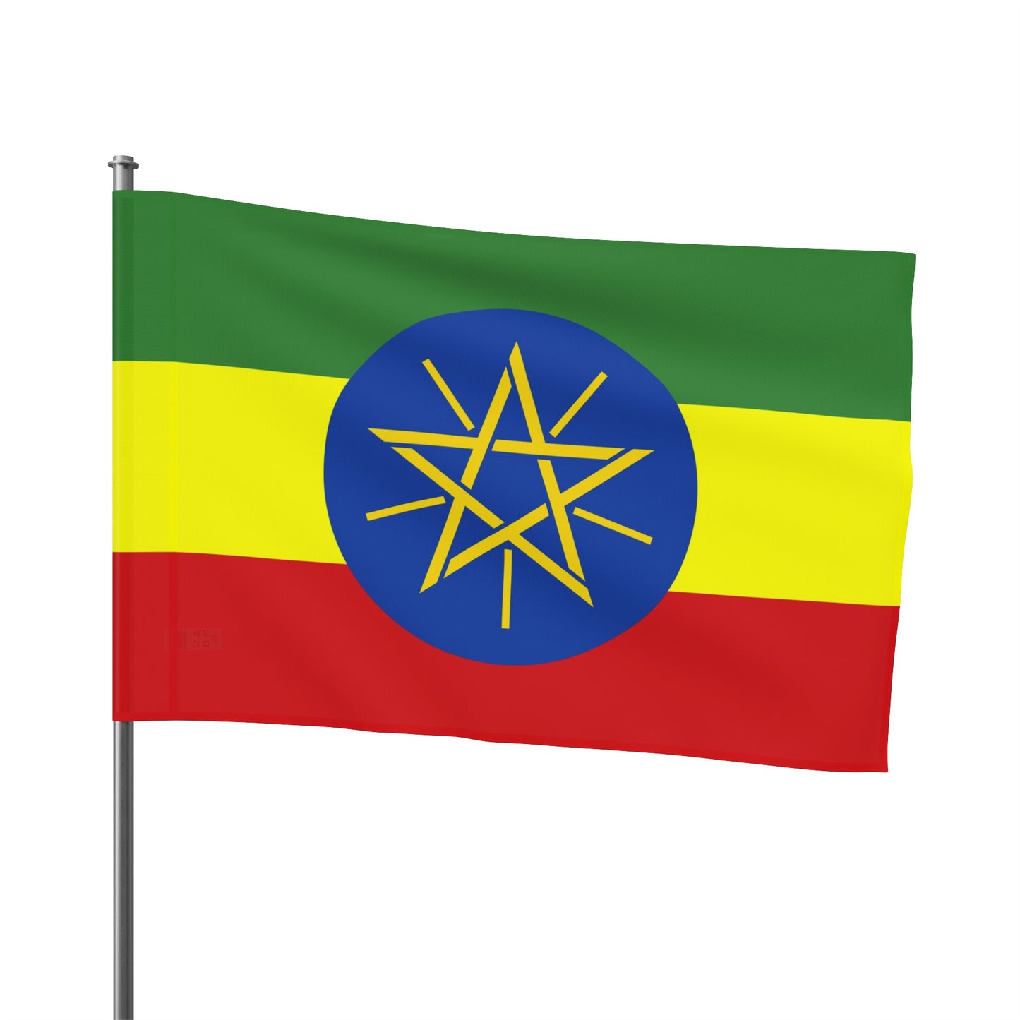 Flag Village Ethiopia Flag 18" x 12" / 36" x 24" / 60" x 36"