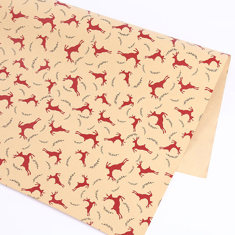 Flag Village Thickened Wrapping Paper For Christmas Gifts