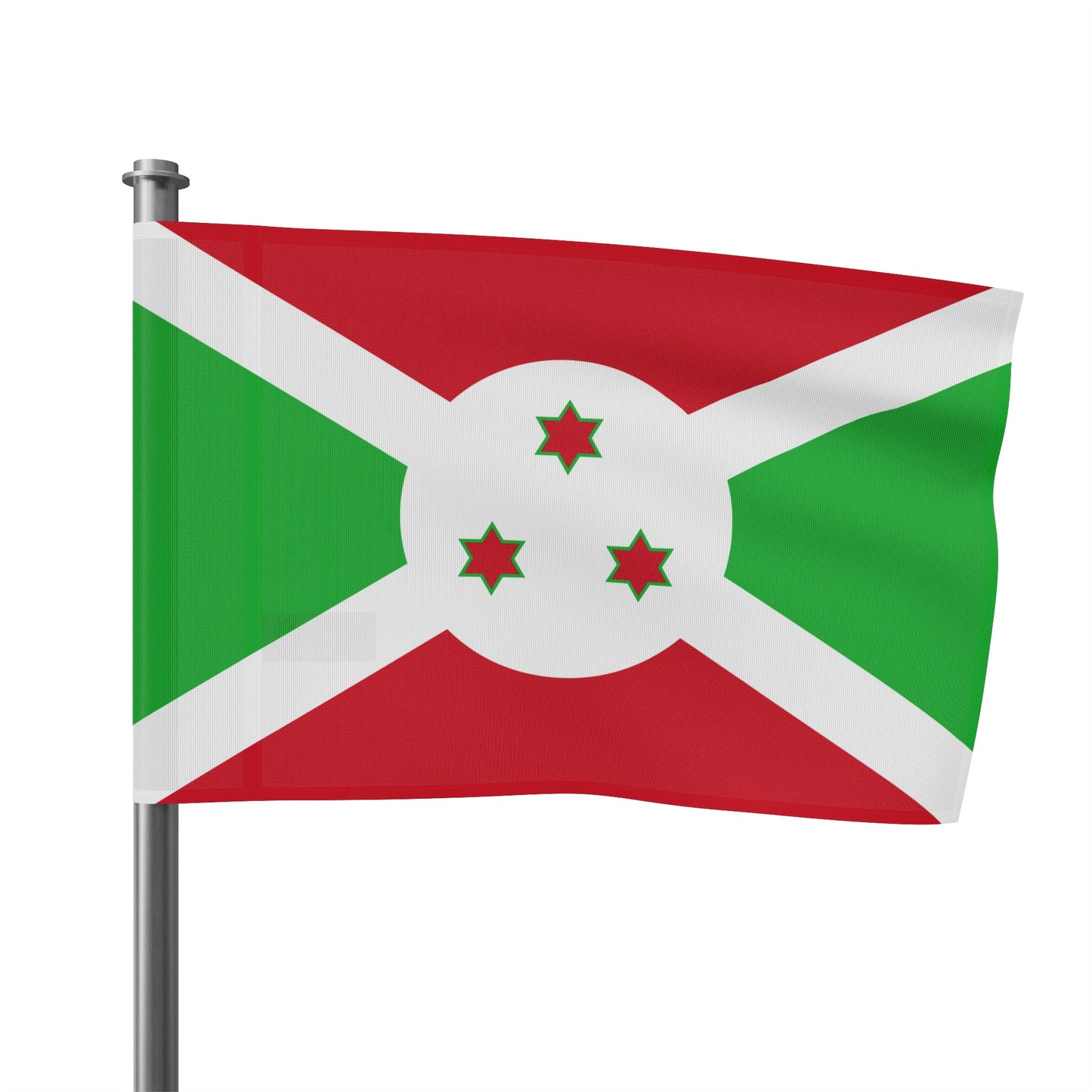 Flag Village Burundi Flag 18" x 12" / 36" x 24" / 60" x 36"