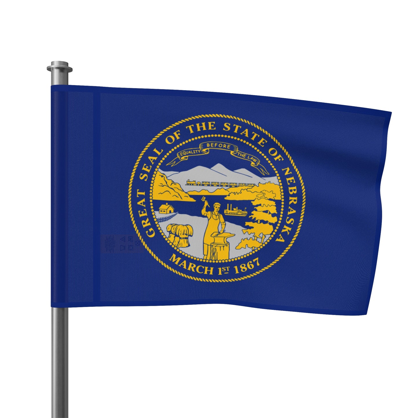 Flag Village USA Nebraska State Flag 18" x 12" / 36" x 24" / 60" x 36"