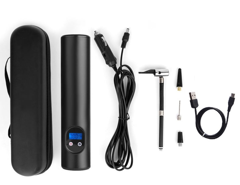 Flag Village Auto Tools Portable Car Air Pumps Electric Tire Inflator Car Bike Bicycle Pump Auto Car Wireless Inflatable Pump