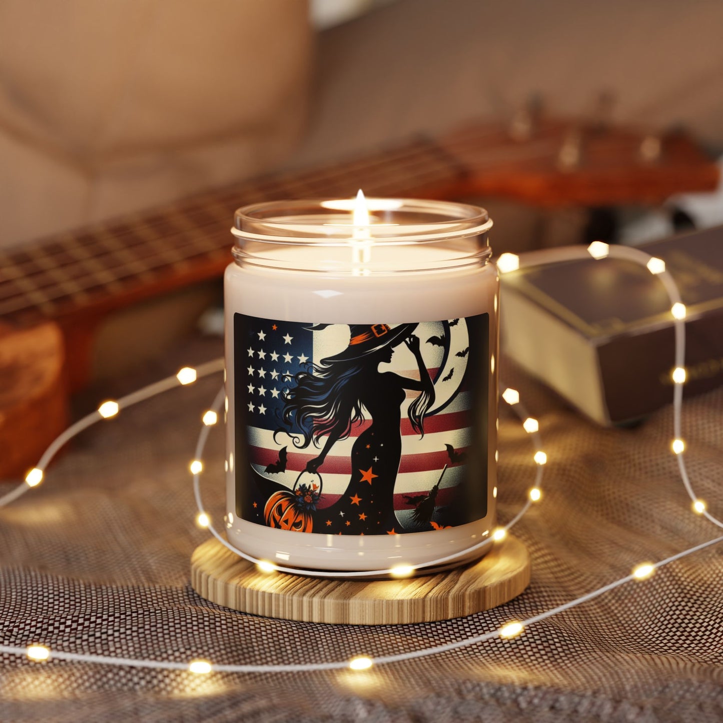 Flag Village Halloween Pretty Witch Scented Soy Candle, 9oz HW0030