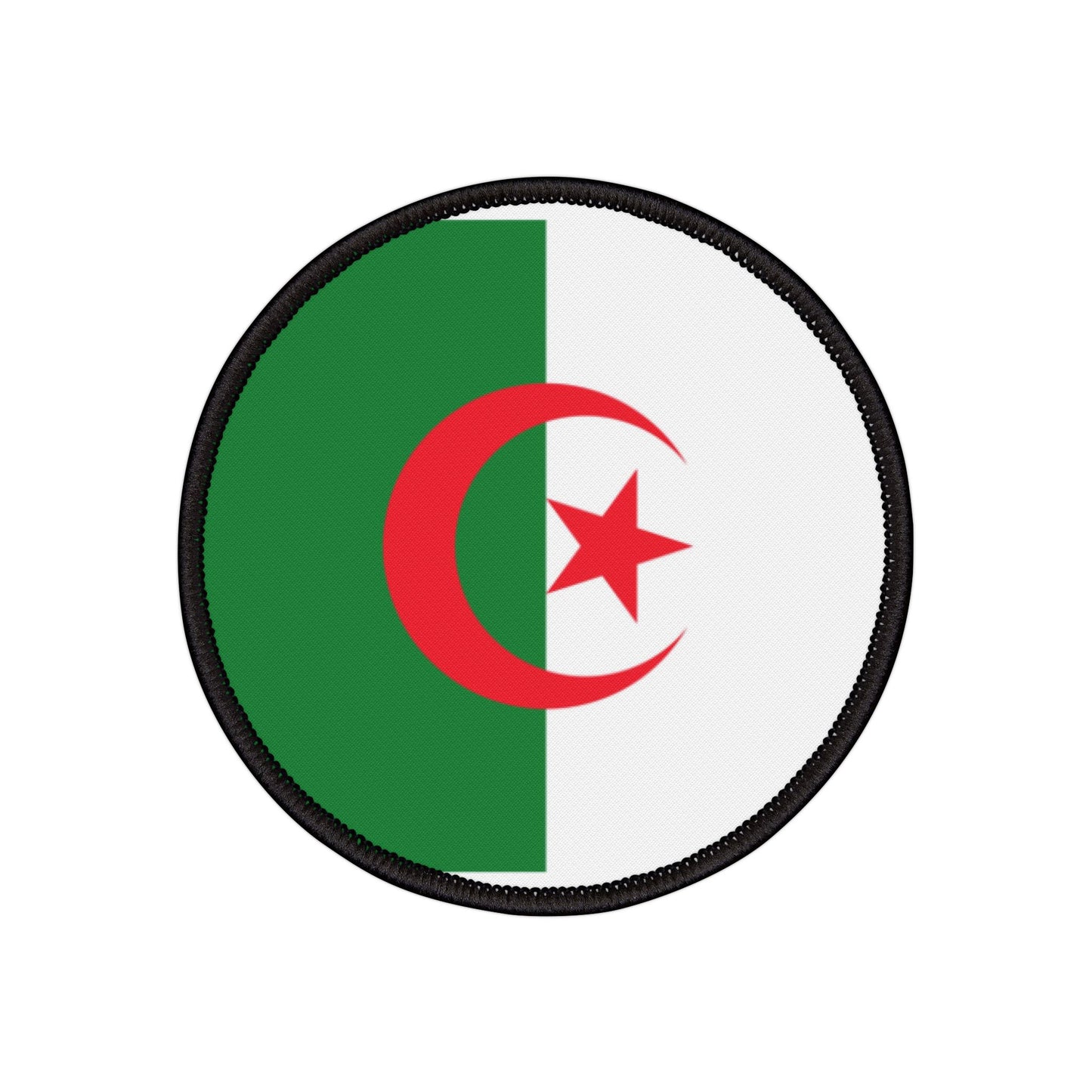 Flag Village Algeria Flag Embroidery Iron-On Patches