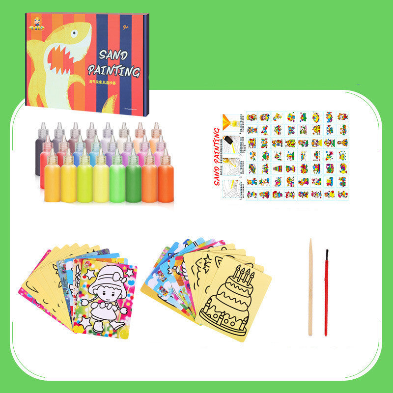 Flag Village Sand Painting Gift Box Set