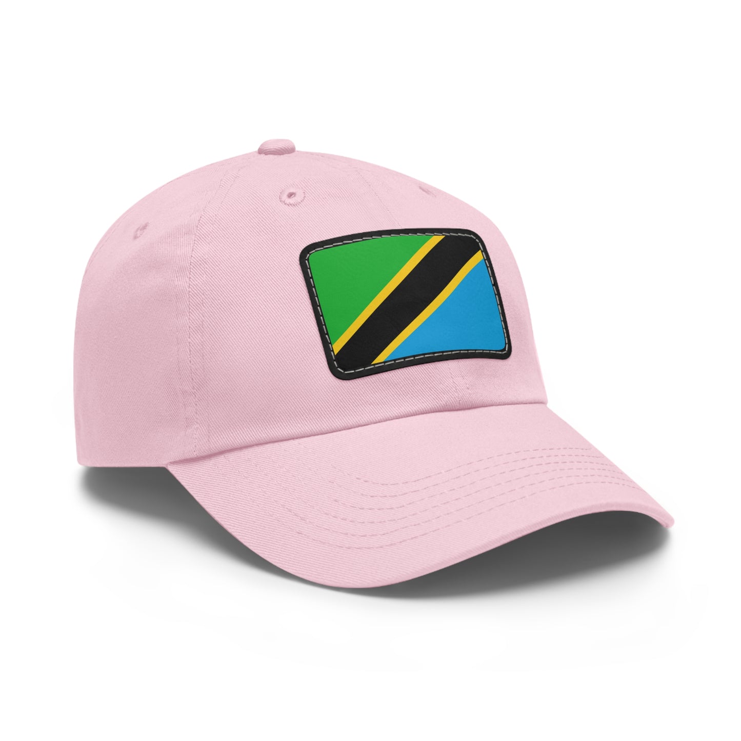 Flag Village Tanzania Flag Hat Cap with Leather Patch