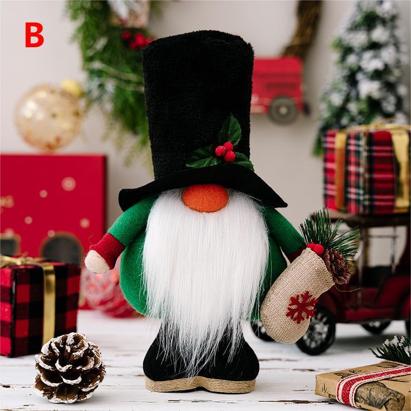 Flag Village Christmas Gnome Dolls Christmas Day Gifts Dwarves Home Decoration Gifts