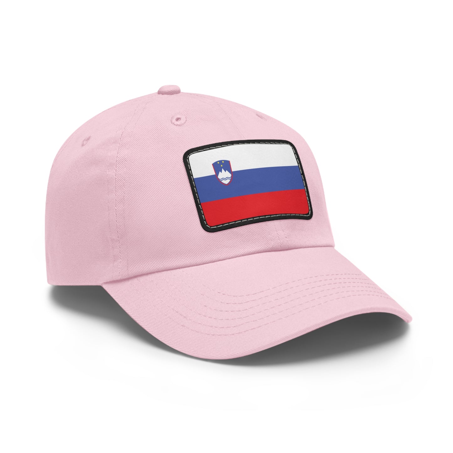 Flag Village Slovenia Flag Hat Cap with Leather Patch