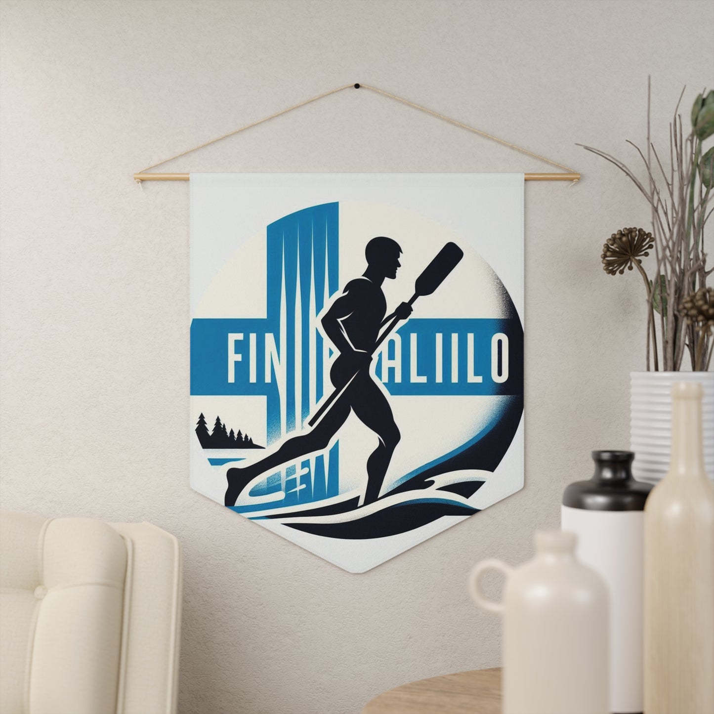 Flag Village Finland Flag Pennant Sporting Home Wall decoration FIN0002