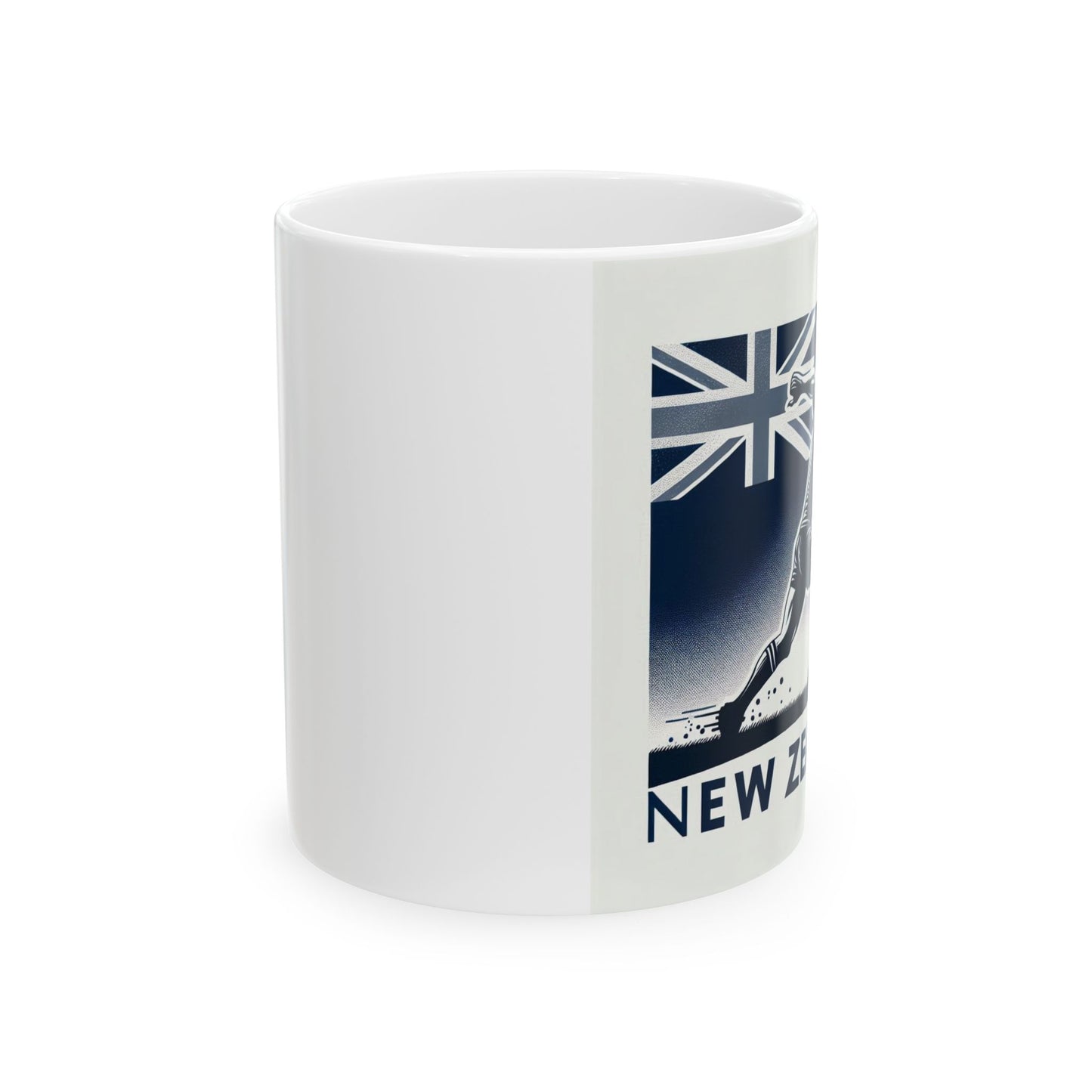 Flag Village New Zealand Sporting Flag Ceramic Coffee Mug 11oz NZL0008