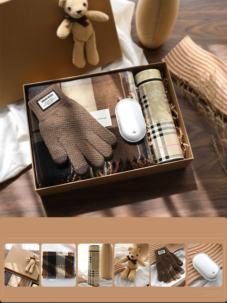 Flag Village Men's Practical Scarf Gift Box Set