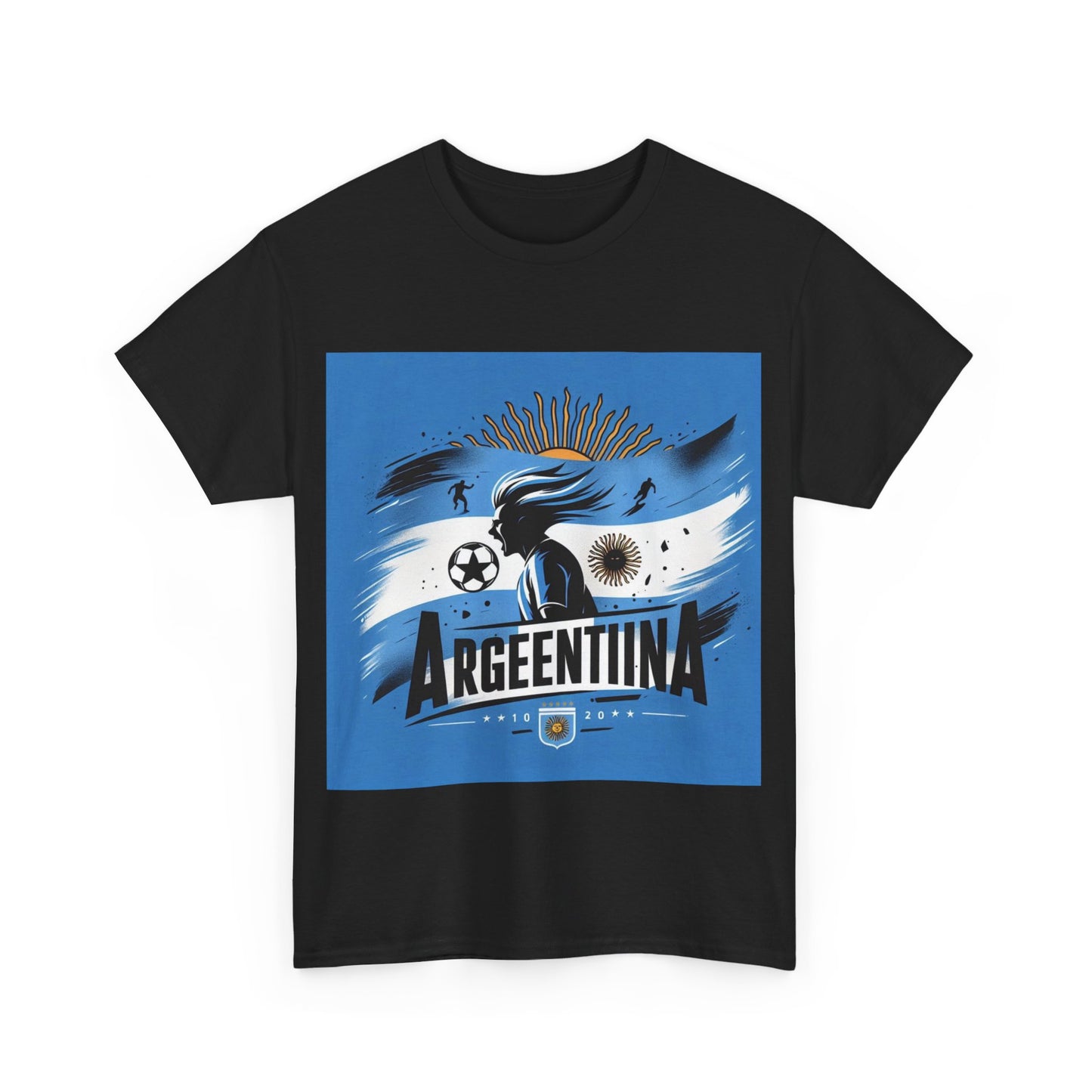 Flag Village Argentina Sporting Flag T-SHIRT Heavy Cotton Tee ARG0006