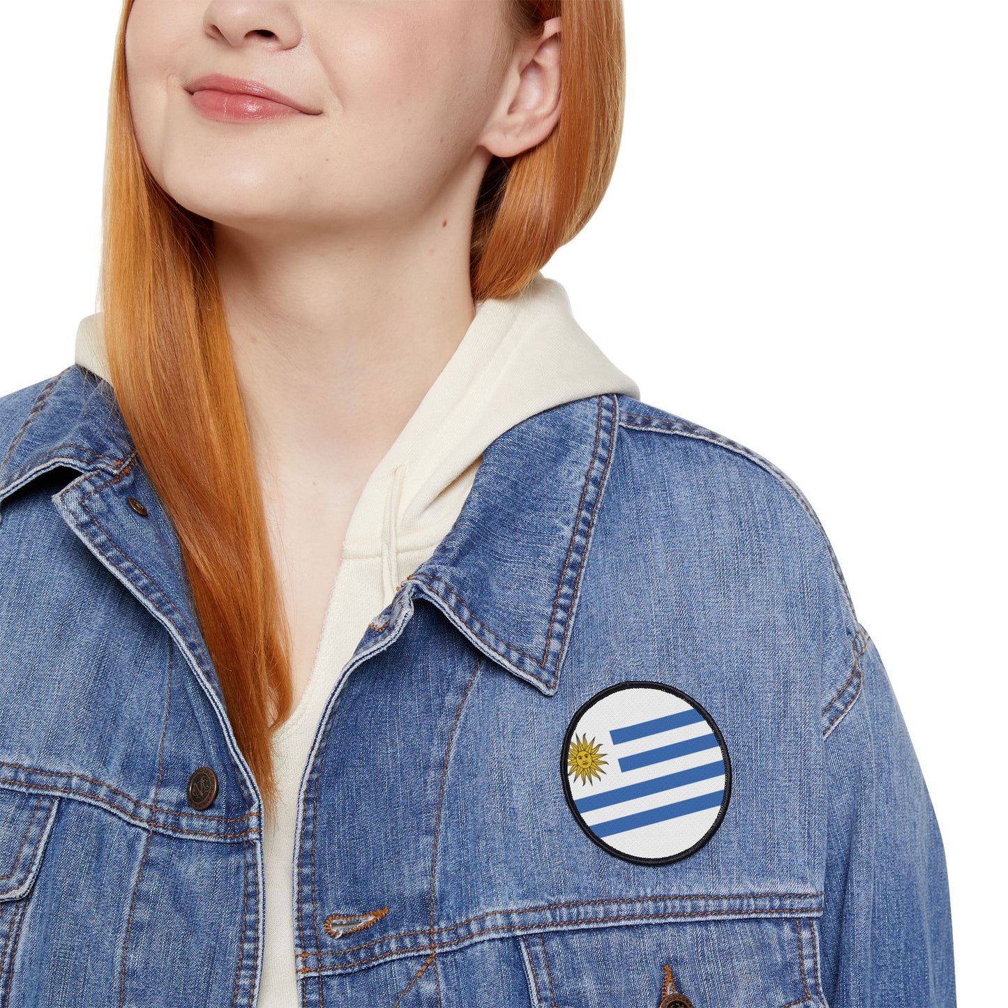 Flag Village Uruguay Flag Embroidery Iron-On Patches