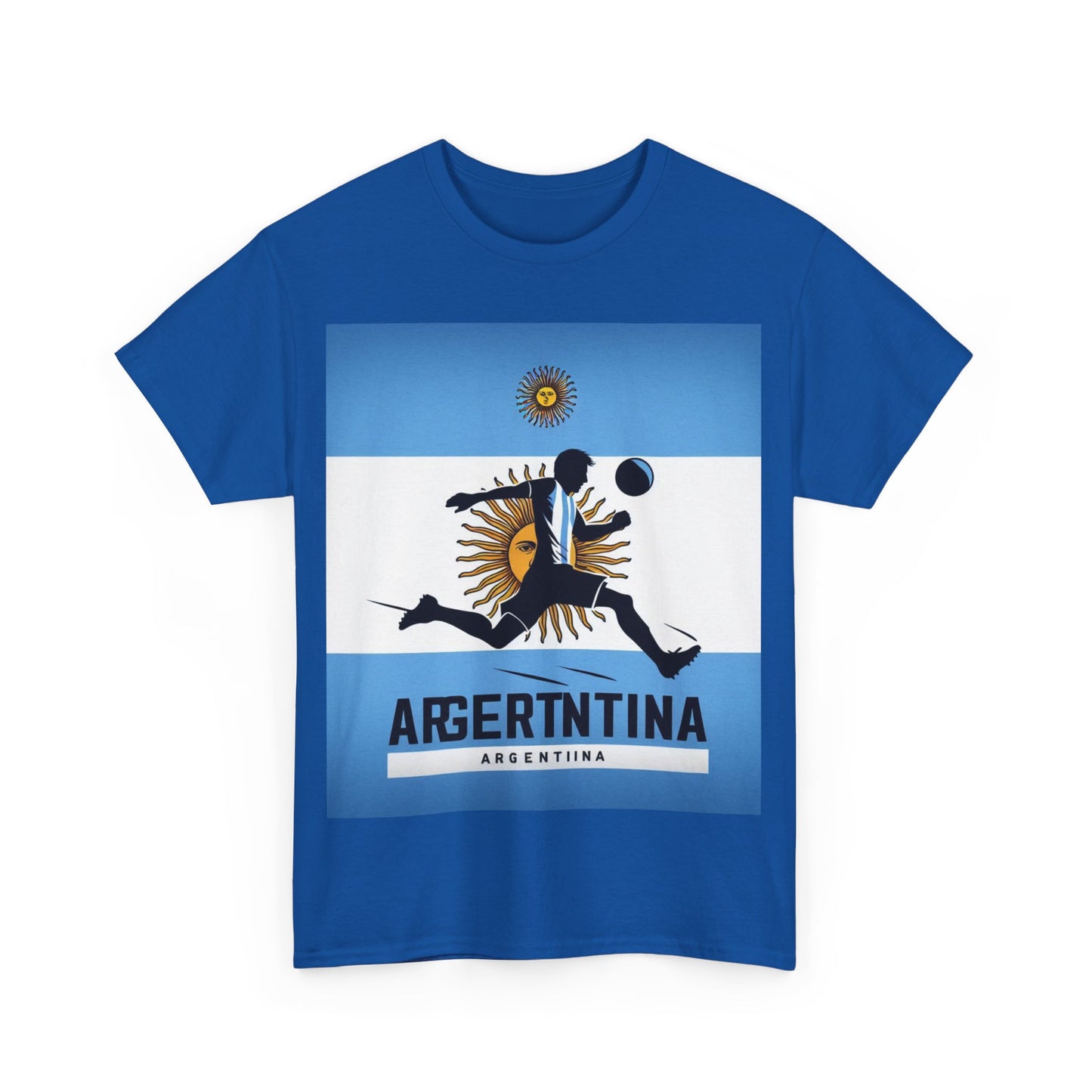 Flag Village Argentina Sporting Flag T-SHIRT Heavy Cotton Tee ARG0005