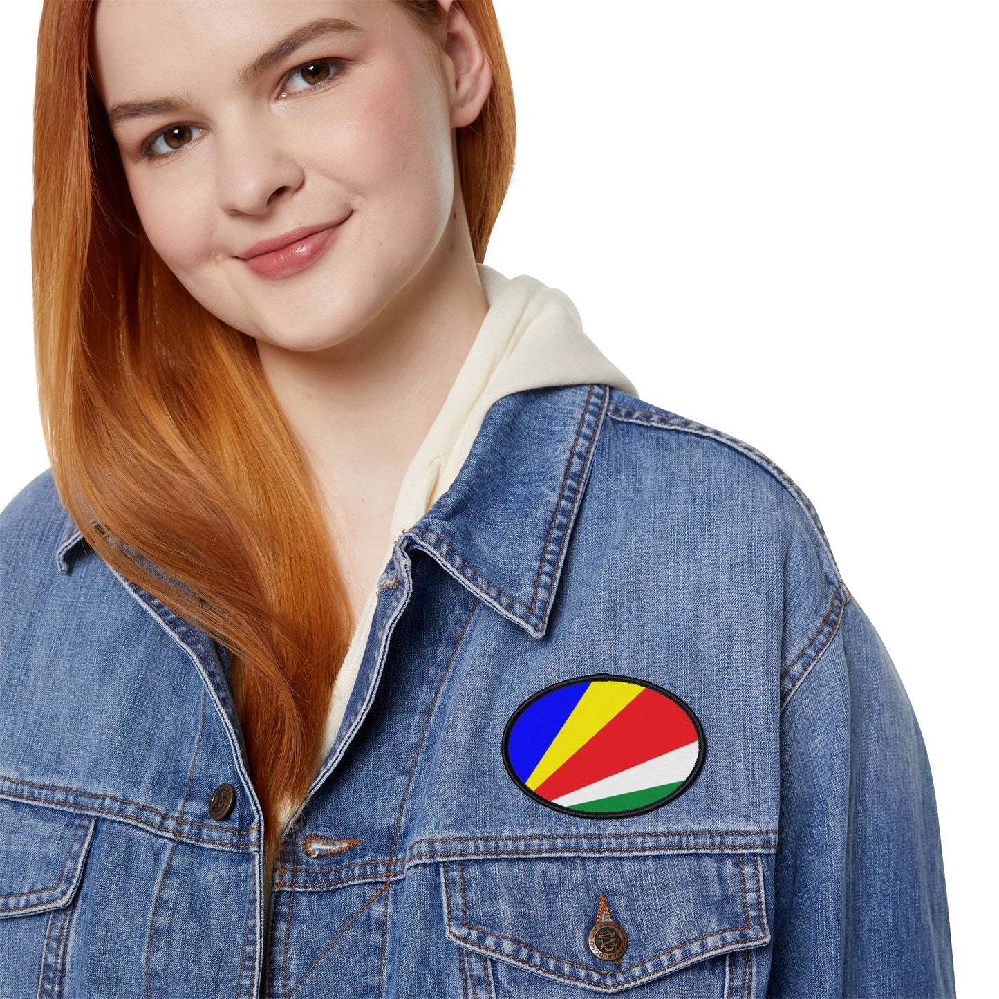 Flag Village Seychelles Flag Embroidery Iron-On Patches