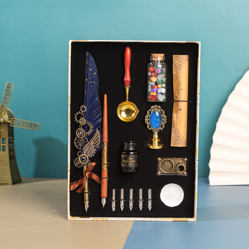 Flag Village Business Gift Box Birthday Gift Pen Set