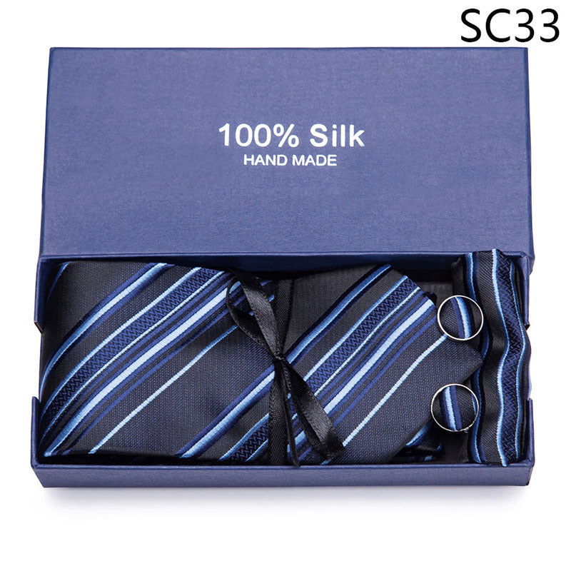 Flag Village Men's Tie Gift Box Set Group Business Formal