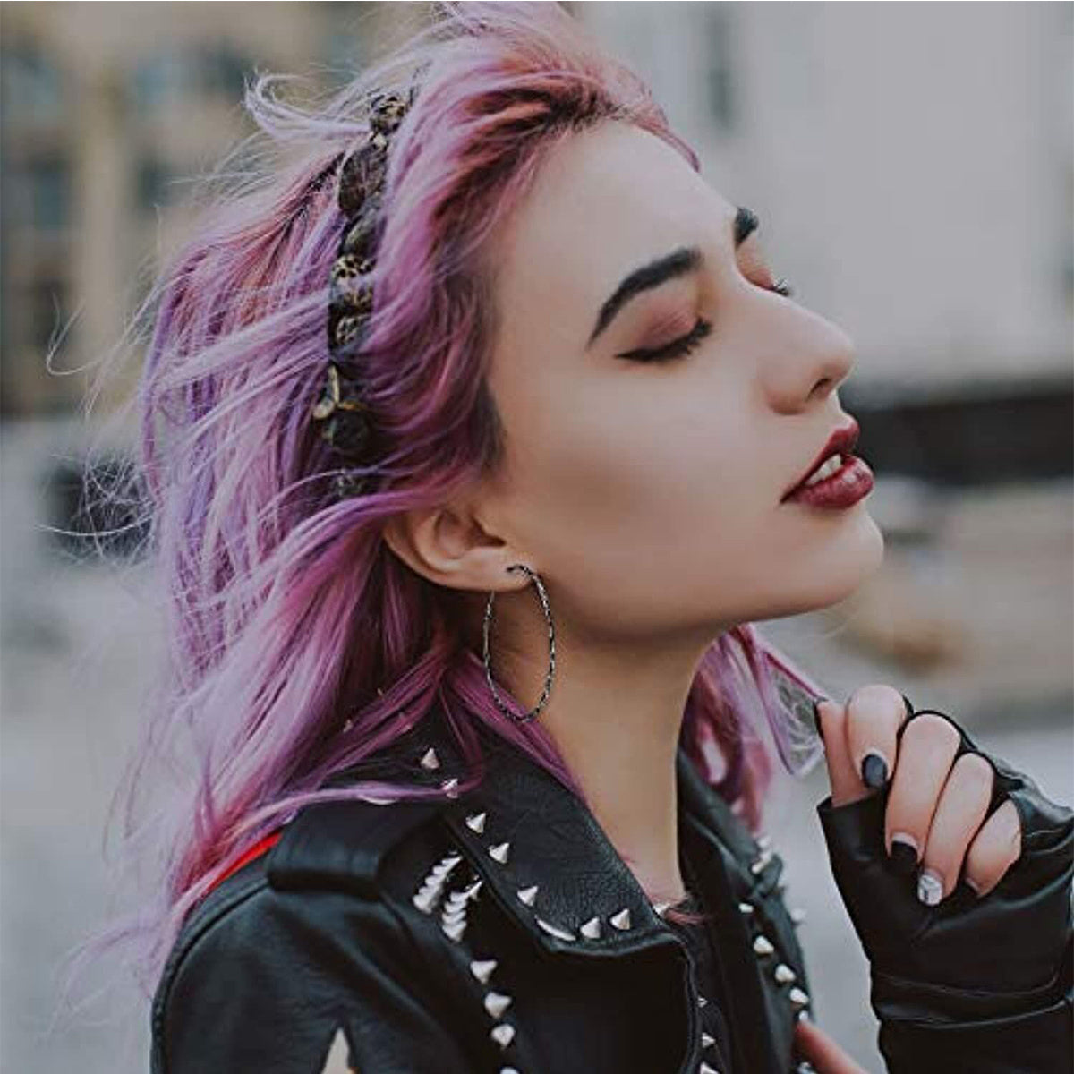 Flag Village Sterling Silver Classic Hoop Drop Earrings Jewelry Gifts for Women 20mm