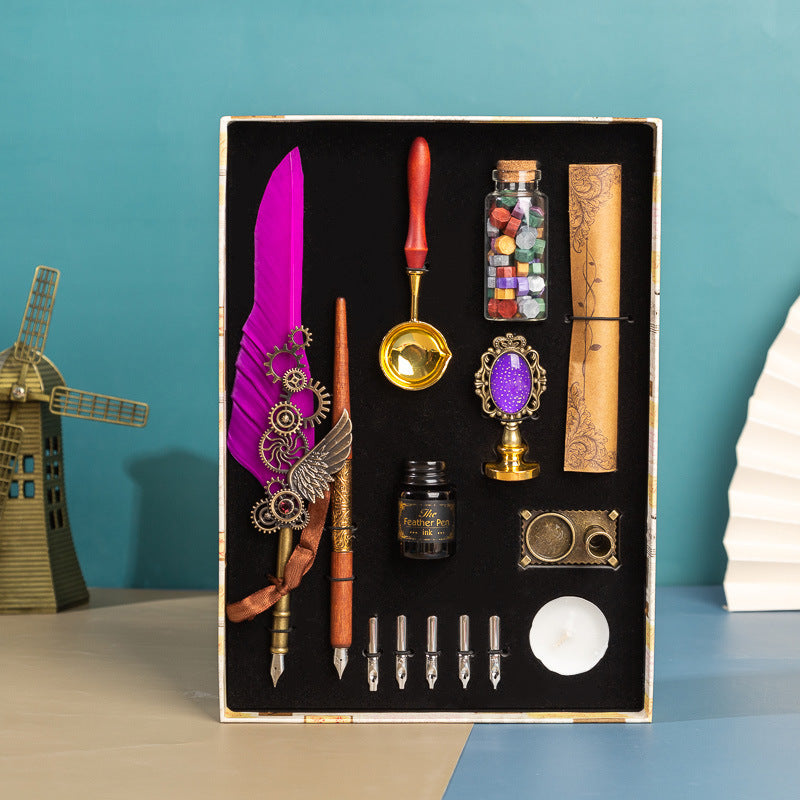 Flag Village Business Gift Box Birthday Gift Pen Set