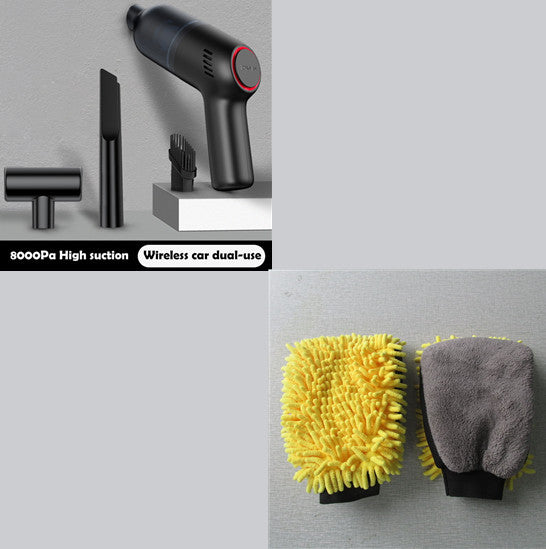 Flag Village Auto Tools Mini Fashion Car High-Power Car Vacuum Cleaner