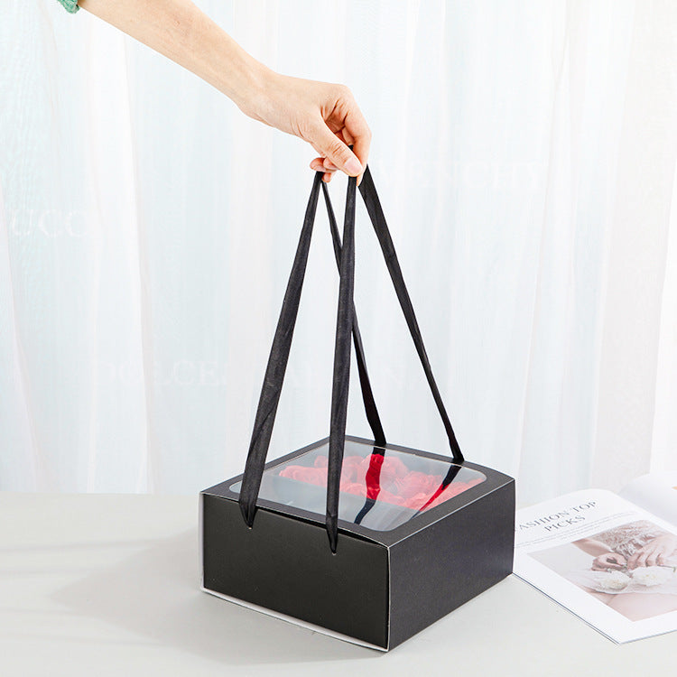 Flag Village Qixi Festival Gift Flowers Portable Flower Box