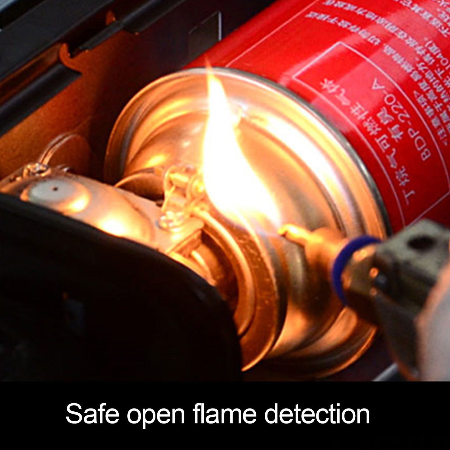 Flag Village Portable Gas Stove With Map Hot Pot Waska Fuel Tank Barbecue Outdoor Camping Stove