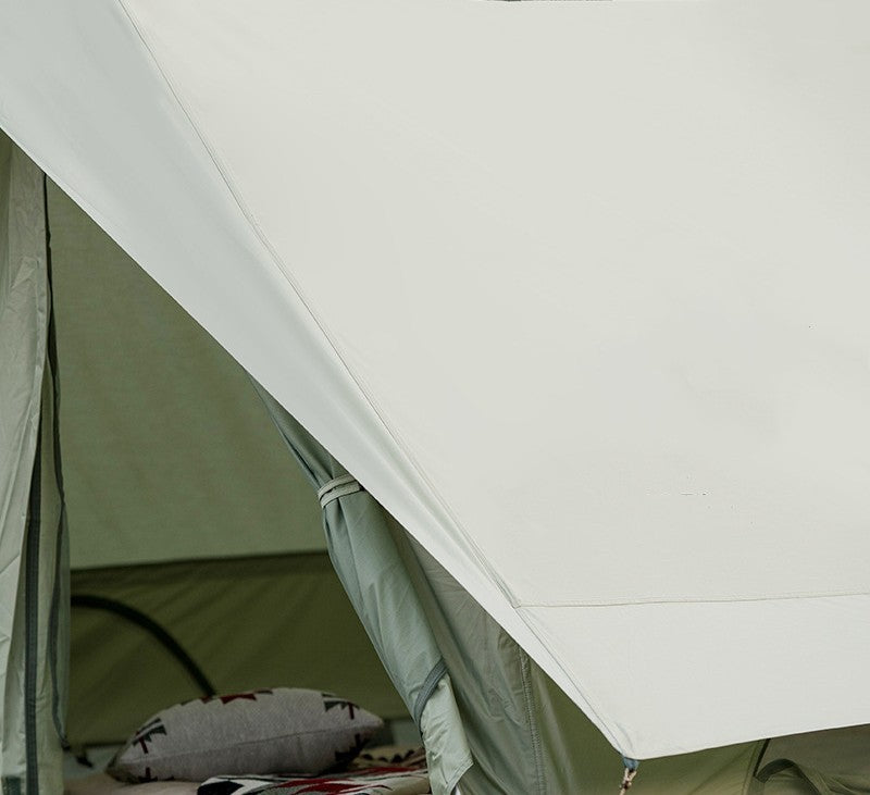 Flag Village Exquisite Camping Outdoor Family Light Luxury Large Space Camping Cotton Tent