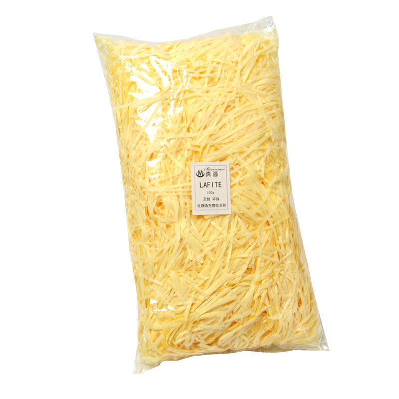 Flag Village Gift box decoration raffia shredded paper