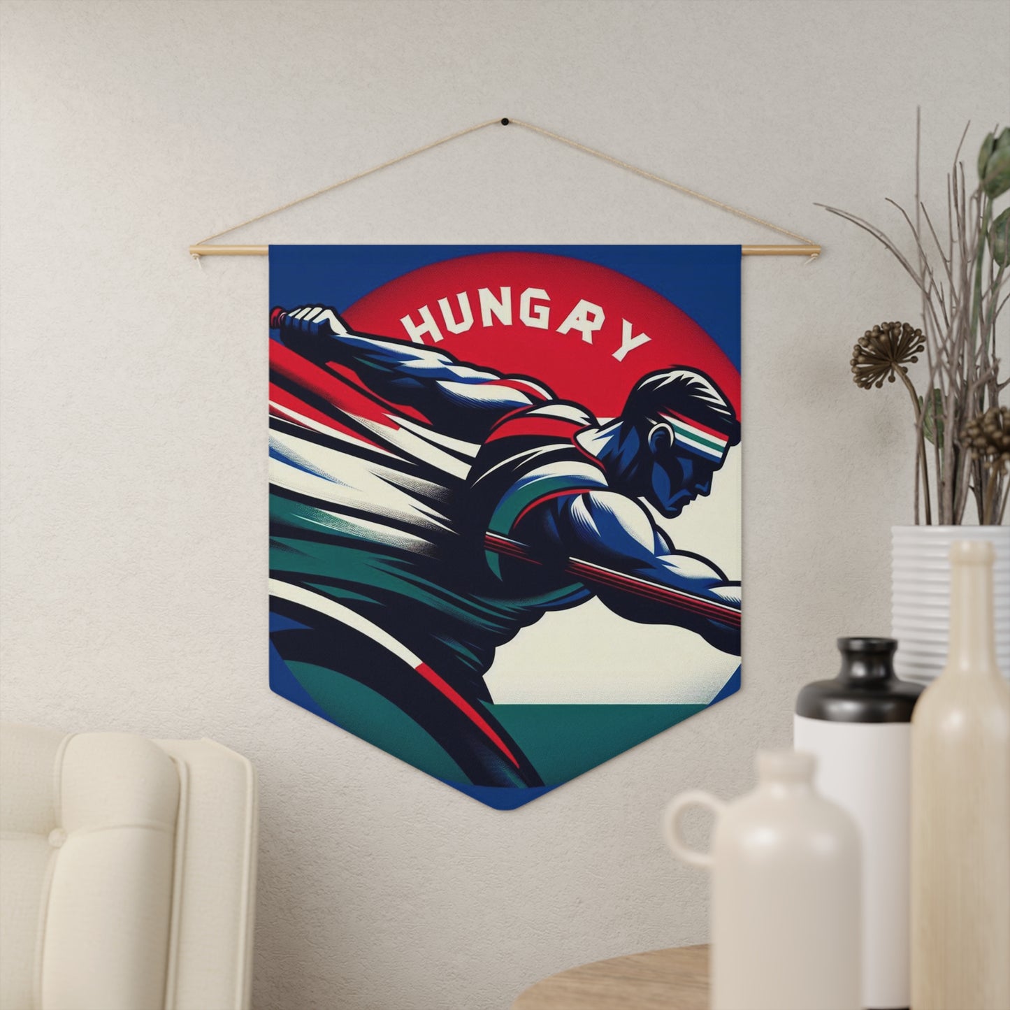 Flag Village Hungary Flag Pennant Sporting Home Wall decoration HUN0002