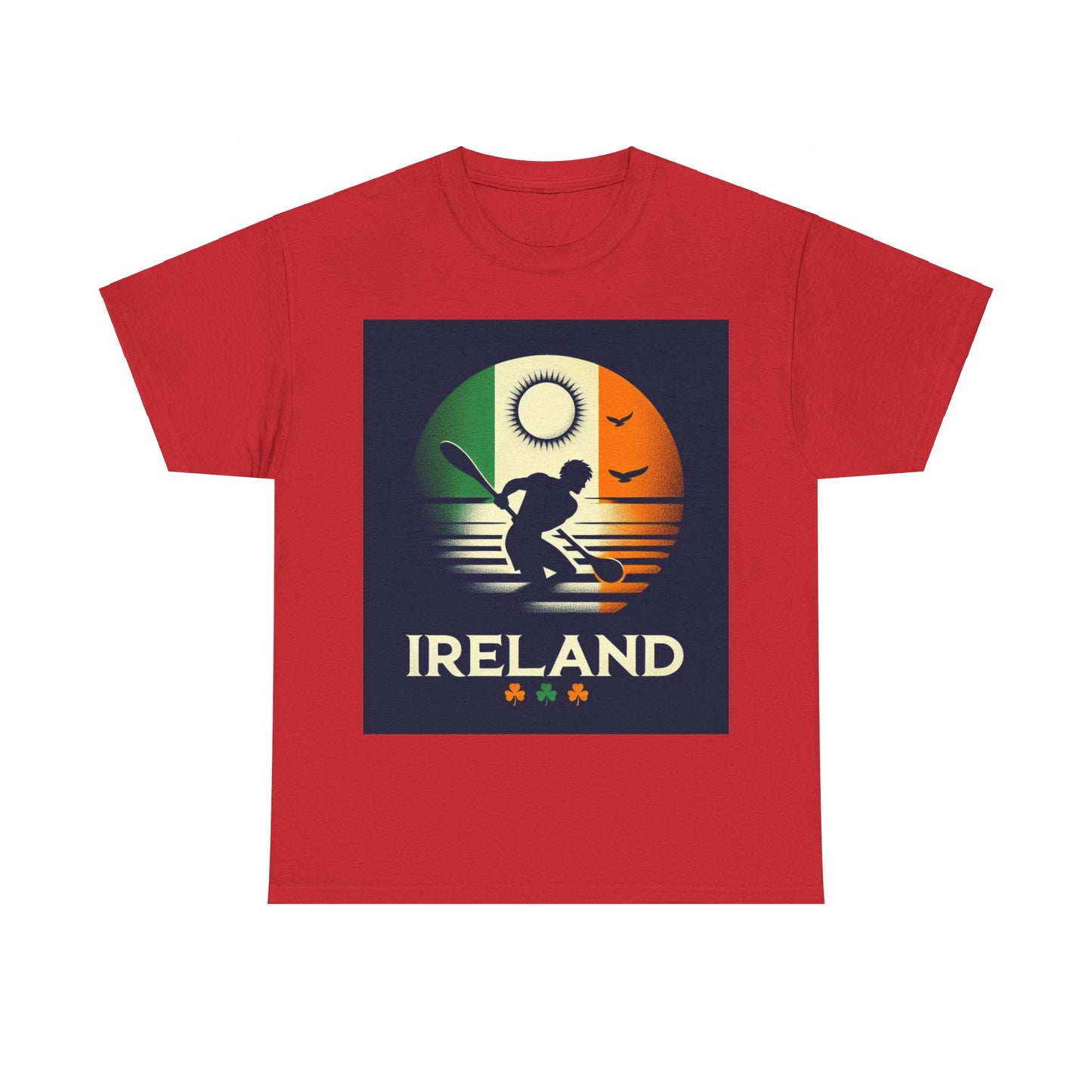 Flag Village Ireland Sporting Flag T-SHIRT Heavy Cotton Tee IRL0006