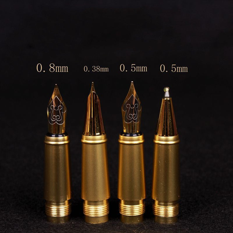 Flag Village Rotten Pen Head Hollow Business High-end Gift Box Set Pen