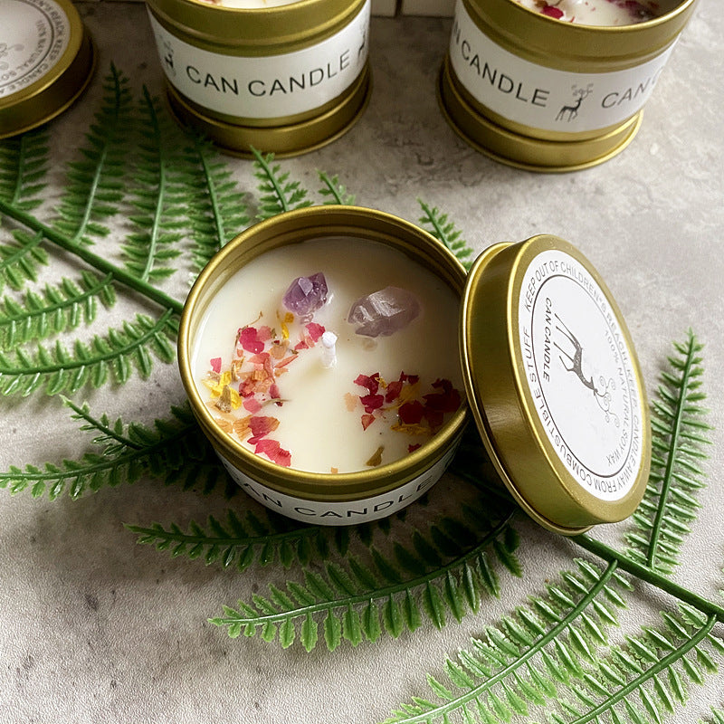 Flag Village Gift Box Gold Tin Box Scented Candle