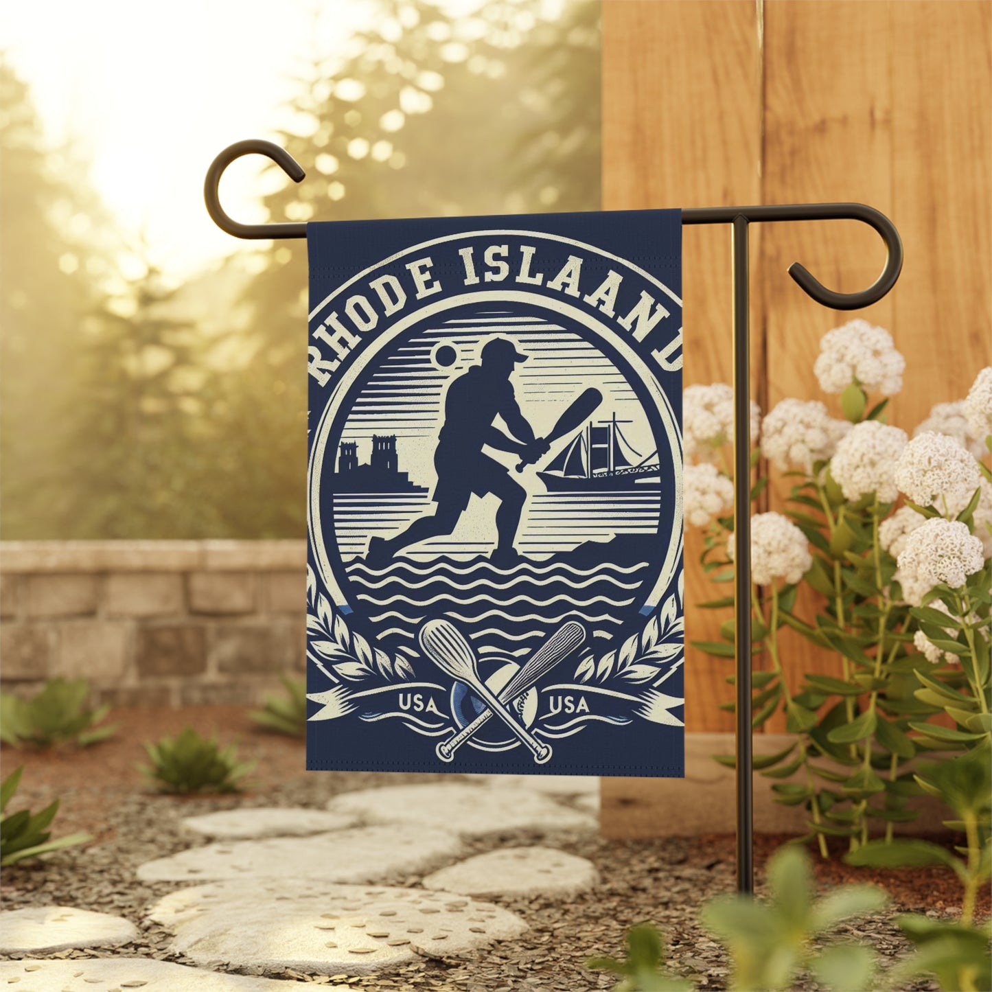 Flag Village Rhode Island State Flag Sporting Garden & House Banner RI0004