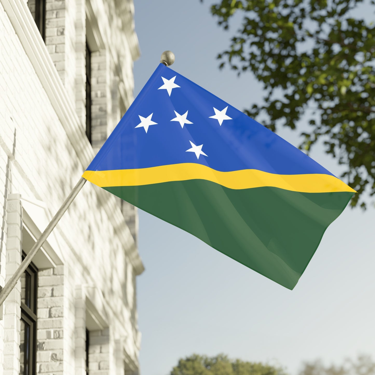 Flag Village Solomon Islands Flag 18" x 12" / 36" x 24" / 60" x 36"