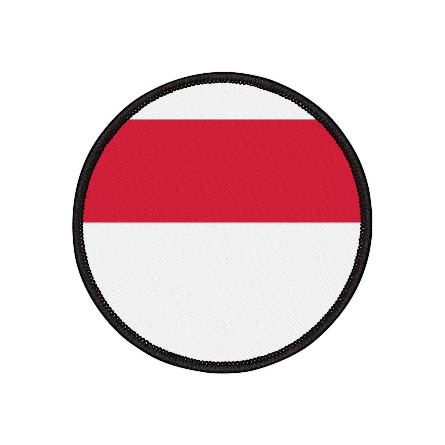Flag Village Monaco Flag Embroidery Iron-On Patches