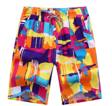 Flag Village Quick Dry Printing Beach Shorts