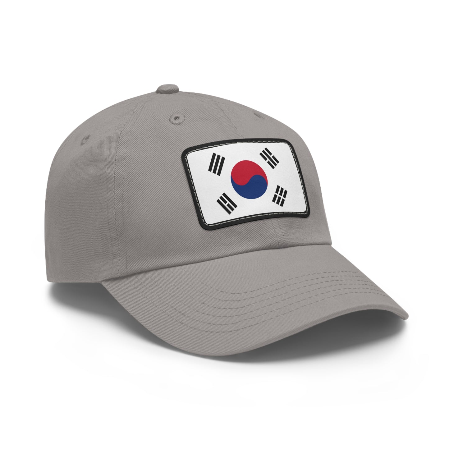 Flag Village South Korea Flag Hat Cap with Leather Patch