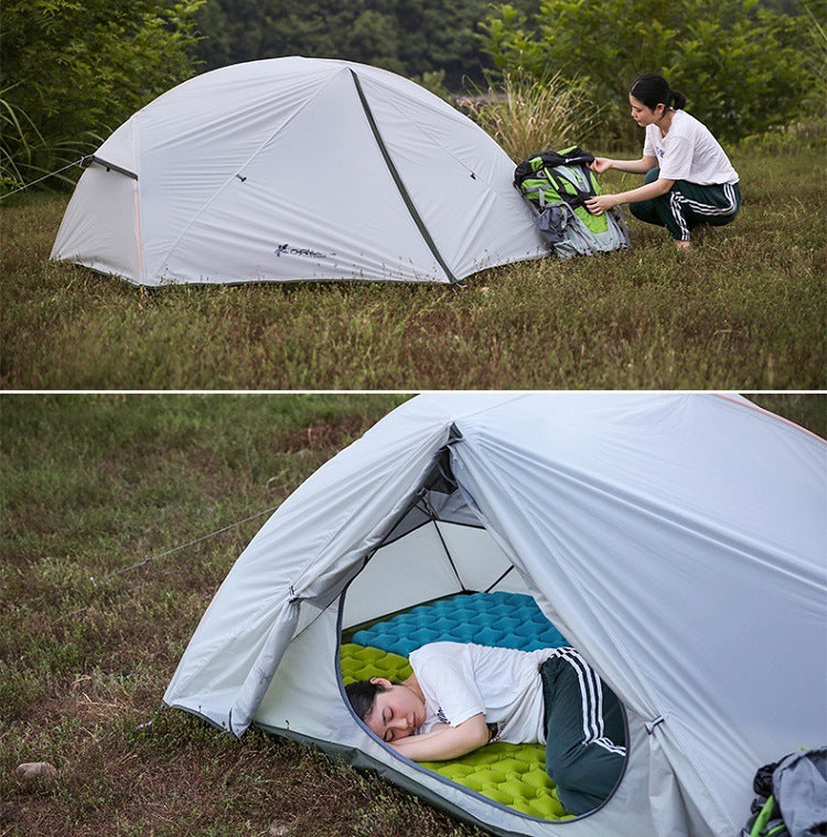 Flag Village Double Outdoor Anti Rainstorm Camping Tent
